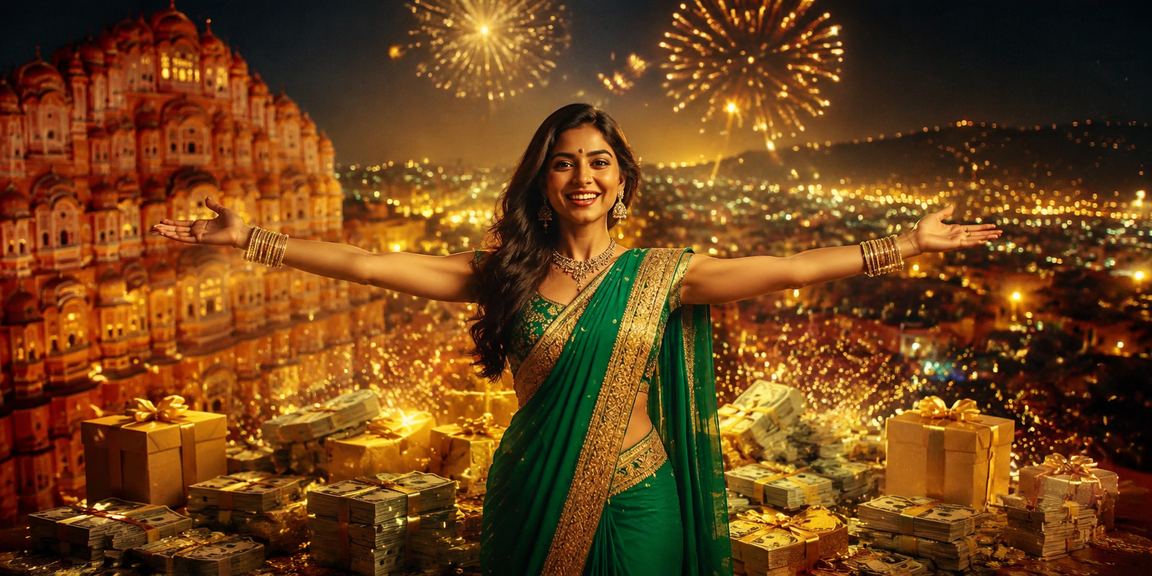 Jaipur casino entertainment with traditional saree colors